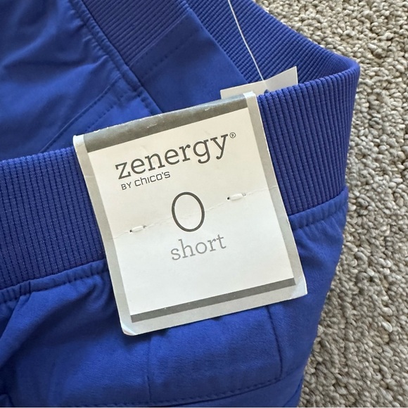 Chicos ZENERGY NEEMA GROMMET DETAIL SHORT SHORT BRAZILIAN BLUE Size 0 / US4 - Picture 3 of 8